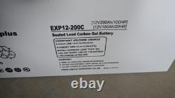 12V 200AH Expedition Plus Lead Carbon Gel Ultra Deep Cycle Battery EXP12-200C