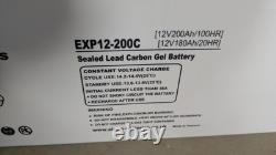 12V 200AH Expedition Plus Lead Carbon Gel Ultra Deep Cycle Battery EXP12-200C
