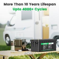 12V 200Ah 300Ah LiFePO4 Lithium Leisure Battery Deep Cycle BMS Solar Off-grid