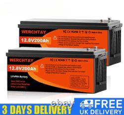 12V 200Ah LiFePO4 Lithium Battery Low Temp Leisure Battery for RV Solar 200A BMS