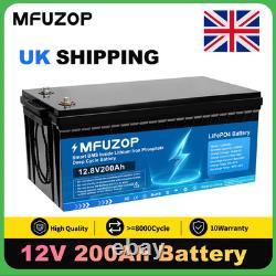 12V 200Ah LiFePO4 Lithium Battery Low Temp Leisure Battery for RV Solar 200A BMS