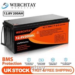 12V 200Ah LiFePO4 Lithium Battery Low Temp Leisure Battery for RV Solar 200A BMS