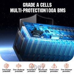 12V 200Ah LiFePO4 Lithium Battery Low Temp Leisure Battery for RV Solar 200A BMS