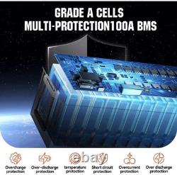 12V 200Ah LiFePO4 Lithium Battery Low Temp Leisure Battery for RV Solar 200A BMS