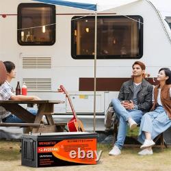 12V 200Ah LiFePO4 Lithium Battery Low Temp Leisure Battery for RV Solar 200A BMS