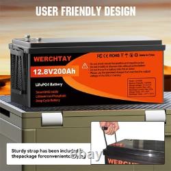 12V 200Ah LiFePO4 Lithium Battery Low Temp Leisure Battery for RV Solar 200A BMS
