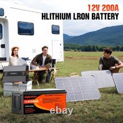 12V 200Ah LiFePO4 Lithium Battery Low Temp Leisure Battery for RV Solar 200A BMS