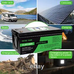 12V 200Ah Lifepo4 Battery Lithium Leisure Battery, Low Temp, Rechargeable for RV