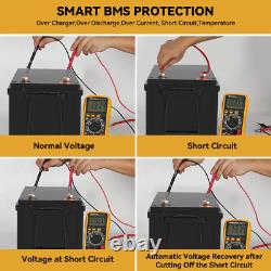 12V 200Ah Lifepo4 Battery Lithium Leisure Battery Low Temp Rechargeable for RV
