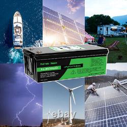 12V 200Ah Lifepo4 Battery Lithium Leisure Battery, Low Temp, Rechargeable for RV