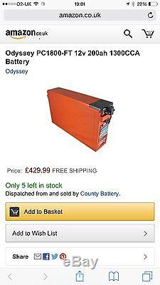 12V 200Ah New Leisure Battery, Deep Cycle AGM, Solar, Wind or Off Grid Solutions