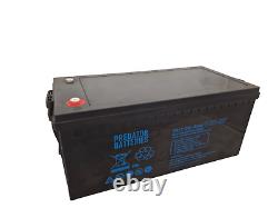 12V 240Ah VRLA AGM Sealed battery for Leisure, Marine, Solar, CCTV and more