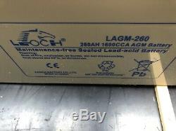 12V 260 AH Leoch AGM Leisure Battery