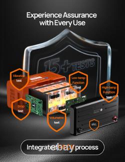 12V 300AH LiFePO4 Lithium Leisure Battery Bluetooth Communication LED Motorhomes