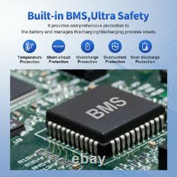 12V 300Ah LiFePO4 Lithium Battery Leisure Battery BMS Rechargeable Boat RV Camp