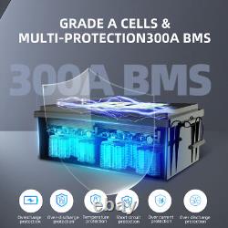 12V 300Ah Lifepo4 Battery Lithium Leisure Battery 10000+ Cycles Low Temp for RV