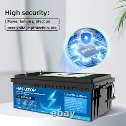 12V 300Ah Lifepo4 Battery Lithium Leisure Battery 10000+ Cycles Low Temp for RV
