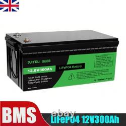 12V 300Ah Lifepo4 Battery Lithium Leisure Battery, Low Temp, Rechargeable for RV