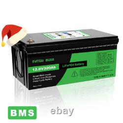 12V 300Ah Lifepo4 Battery Lithium Leisure Battery, Low Temp, Rechargeable for RV