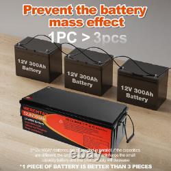 12V 300Ah Lifepo4 Battery Lithium Leisure Battery Low Temp Rechargeable for RV