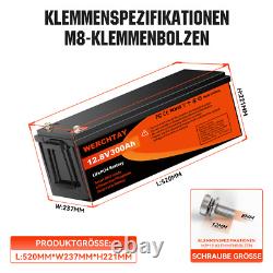 12V 300Ah Lifepo4 Battery Lithium Leisure Battery Low Temp Rechargeable for RV