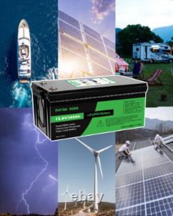 12V 300Ah Lifepo4 Battery Lithium Leisure Battery, Low Temp, Rechargeable for RV