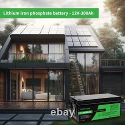 12V 300Ah Lifepo4 Battery Lithium Leisure Battery, Low Temp, Rechargeable for RV