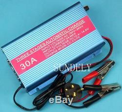 12V 30A Connect and Forget Leisure Battery Charger Caravan Motorhome Boat