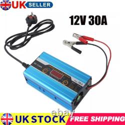 12V 30A Leisure LCD Battery Charger For Caravan Campervan Motorhome Marine Boat