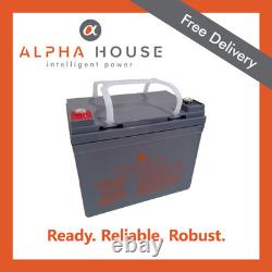 12V 35Ah AGM Deep Cycle Battery Mobility Leisure Solar Marine UPS AH12-35C