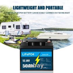 12V 50Ah LiFePO4 Battery Lithium Leisure Battery 12V for Trolling Motor RV Camp
