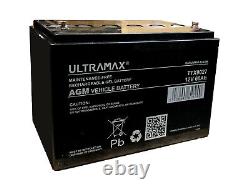 12V 60ah Leisure Battery ULTRAMAX DEEP CYCLE Leisure maintenance free AGM GEL