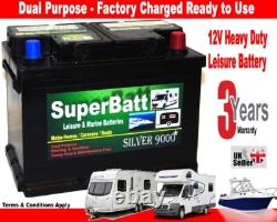 12V 75AH Leisure / Marine Dual Purpose Maintenance Free Battery SuperBatt LH75