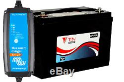 12V 84Ah TN Power Lithium Leisure Battery & Victron Energy 7A IP65 Smart Charger