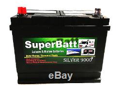 12V 85AH Leisure Battery SuperBatt CB85 for Motorhome / Caravan / Campervan
