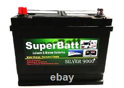 12V 85AH Leisure / Marine Deep Cycle Battery SuperBatt CB85 for Boathome Yacht