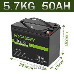 12V 8Ah/20Ah/50Ah/150Ah/200Ah LiFePO4 BMS Lithium Battery Deep Cycle RV Leisure