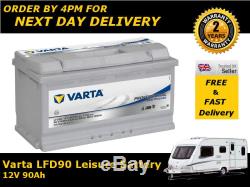 12V 90AH Varta Deep Cycle Leisure Battery Caravan, Motor Home, Boat, Solar Power