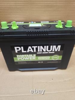 12V 90Ah Leisure Battery Deep Cycle Dual Terminal PLATINUM LEISURE PLUS SD690L