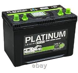 12V 90Ah Leisure Battery Deep Cycle Dual Terminal PLATINUM LEISURE PLUS SD690L