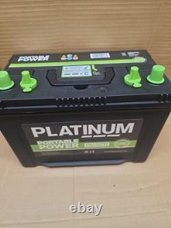 12V 90Ah Leisure Battery Deep Cycle Dual Terminal PLATINUM LEISURE PLUS SD690L