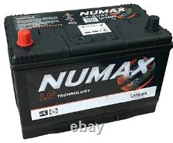 12V 95AH NUMAX LV26MF Leisure Battery Caravan Motorhome Marine Boat Motor mover