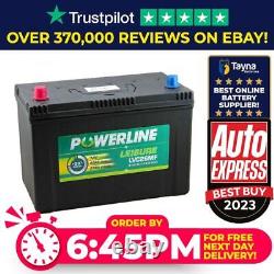 12V Deep Cycle Battery POWERLINE LV26MF Electric Fence Solar Wind Systems