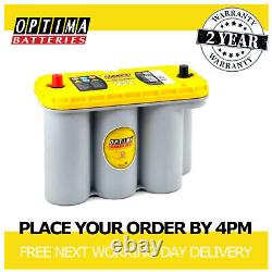 12V Dual Purpose AGM Battery, Optima Yellow Top YTS 5.5, 75Ah 975CCA