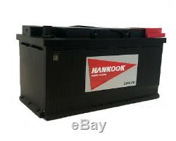 12V Hankook 100Ah AGM Deep Cycle Leisure Battery for Caravan, Camper & Boats