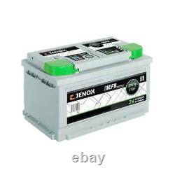 12V Jenox 80AH Carbon EFB Leisure Battery