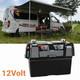12v Large Battery Box Leisure Power Station Usb Charger Caravan Camping Marineuk