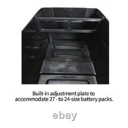 12V Large Battery Box Leisure Power Station USB Charger Caravan Camping MarineUK