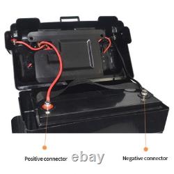 12V Large Battery Box Leisure Power Station USB Charger Caravan Camping MarineUK