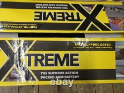 12V Leisure Batteries 1 Pair Xtreme XR5000 AGM Batteries 260Ah 5000A